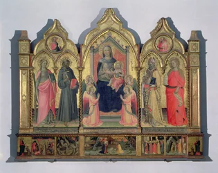 Madonna und Kind auf dem Thron mit St. Katharina, St. Franziskus, St. Zenobius und St. Maria Magdalena